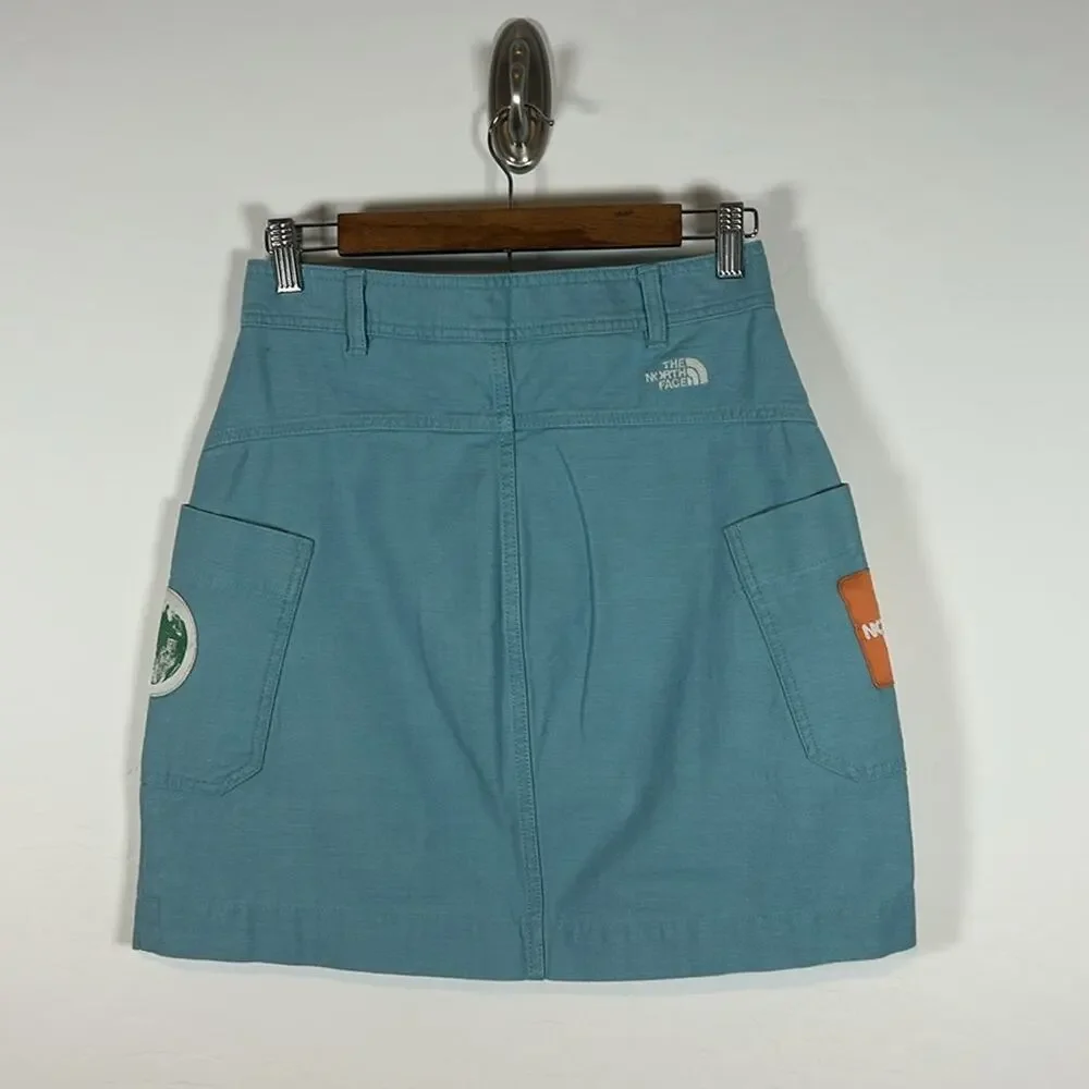 The North Face Skirt Sz S Blue Utility Mini Gorpcore Outdoor Hiking Casual NWT - Picture 7 of 8